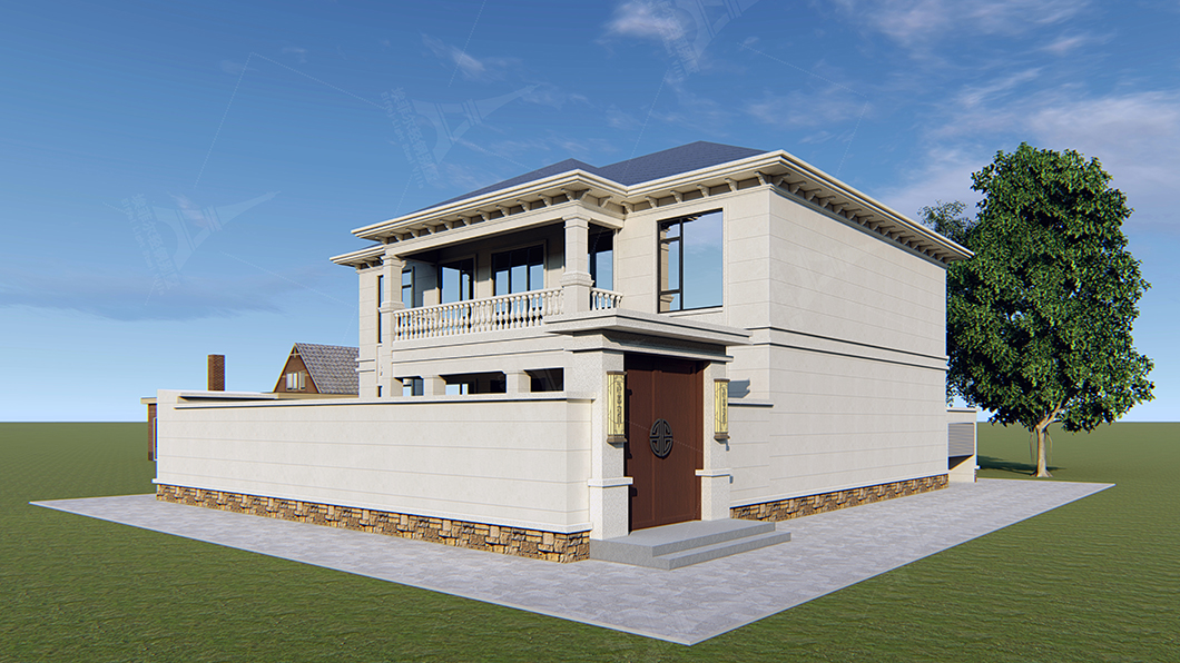 農(nóng)村輕鋼別墅設(shè)計效果圖